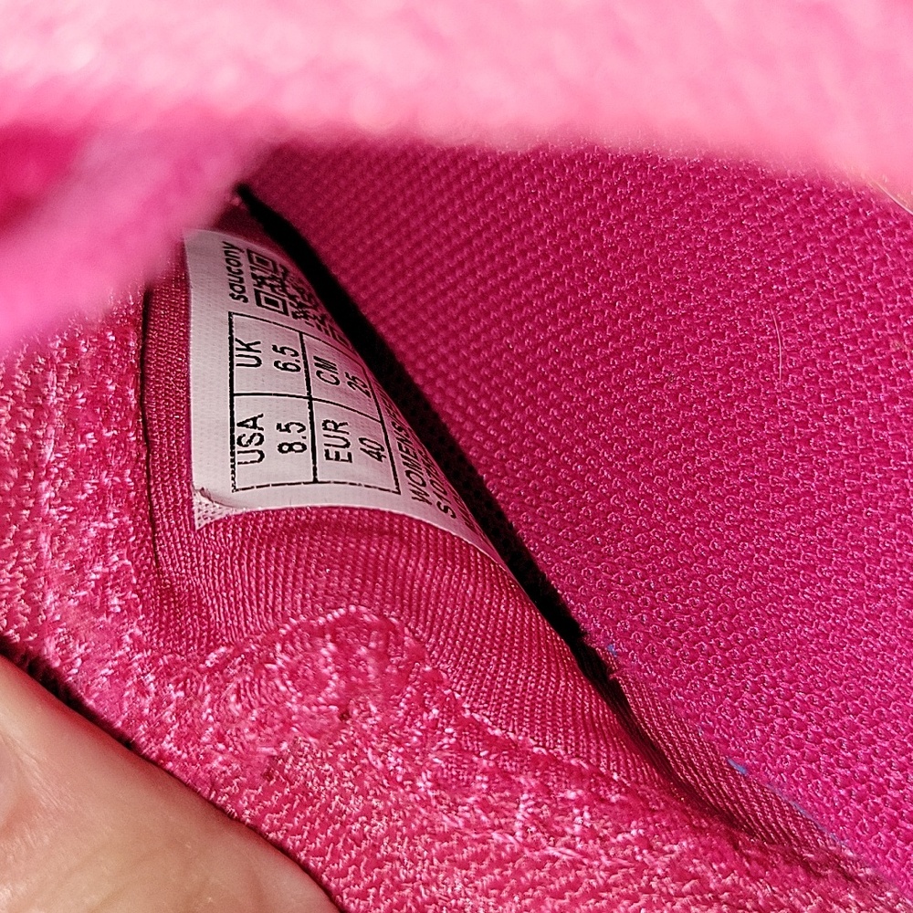 Saucony Pink Athletic Shoes - Picture 8 of 9